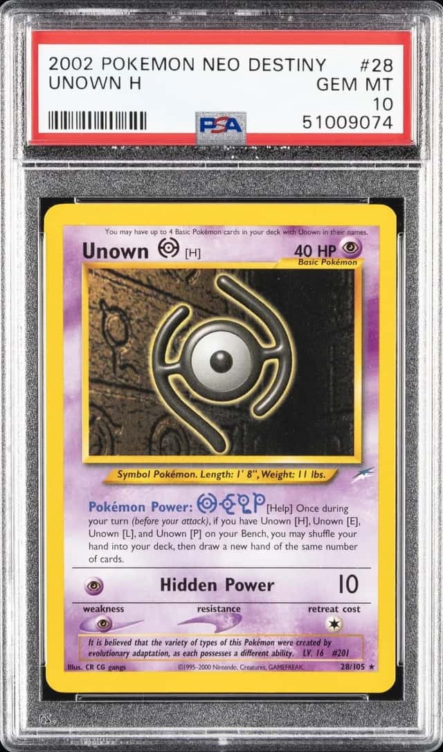 Unown H