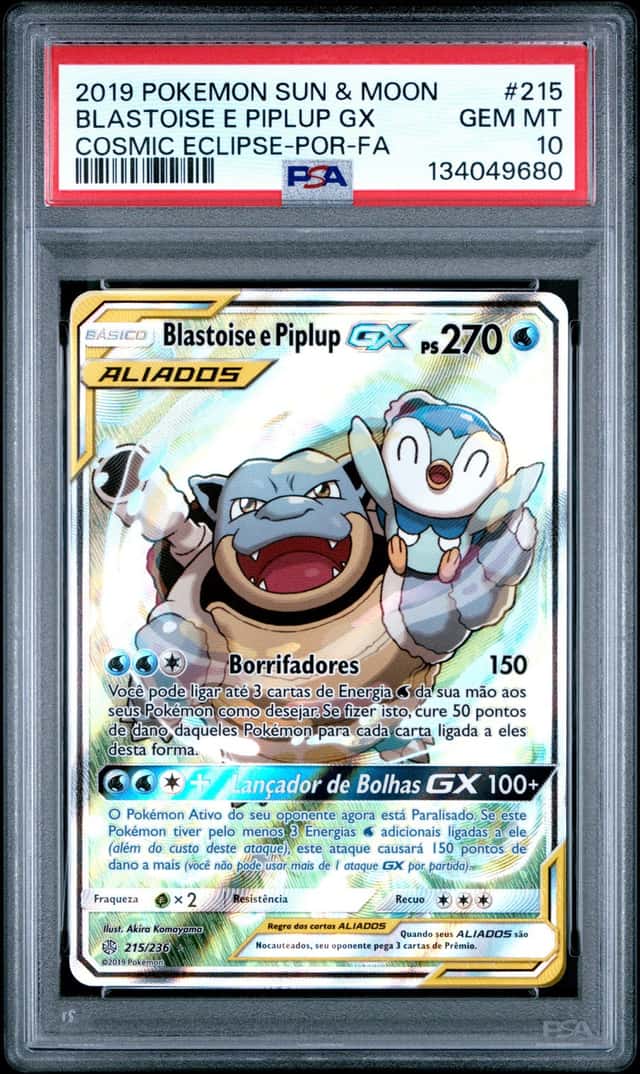 Blastoise E Piplup GX