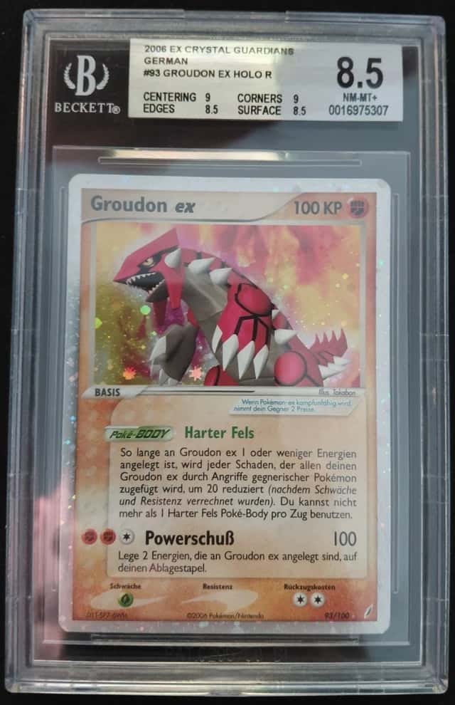 Groudon EX HOLO R