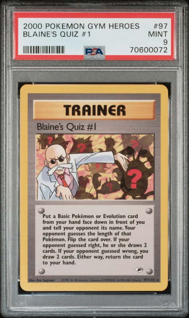 Blaine's Quiz #1