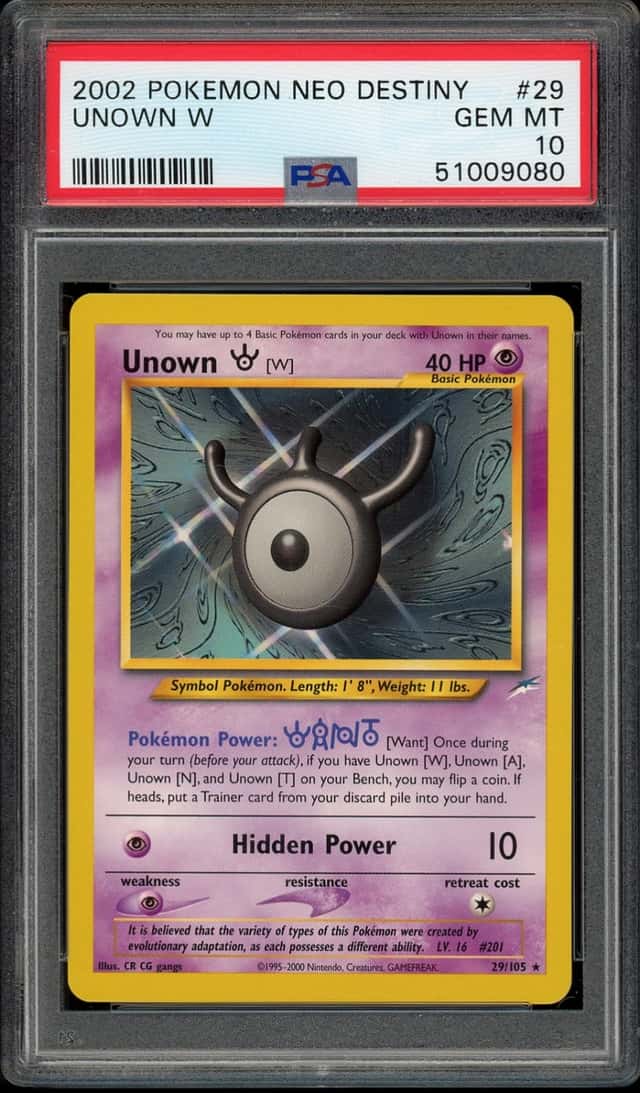 Unown W