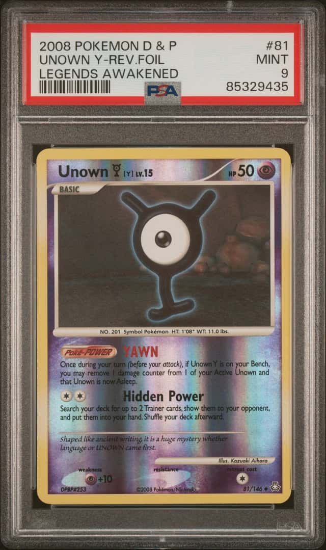 Unown Y