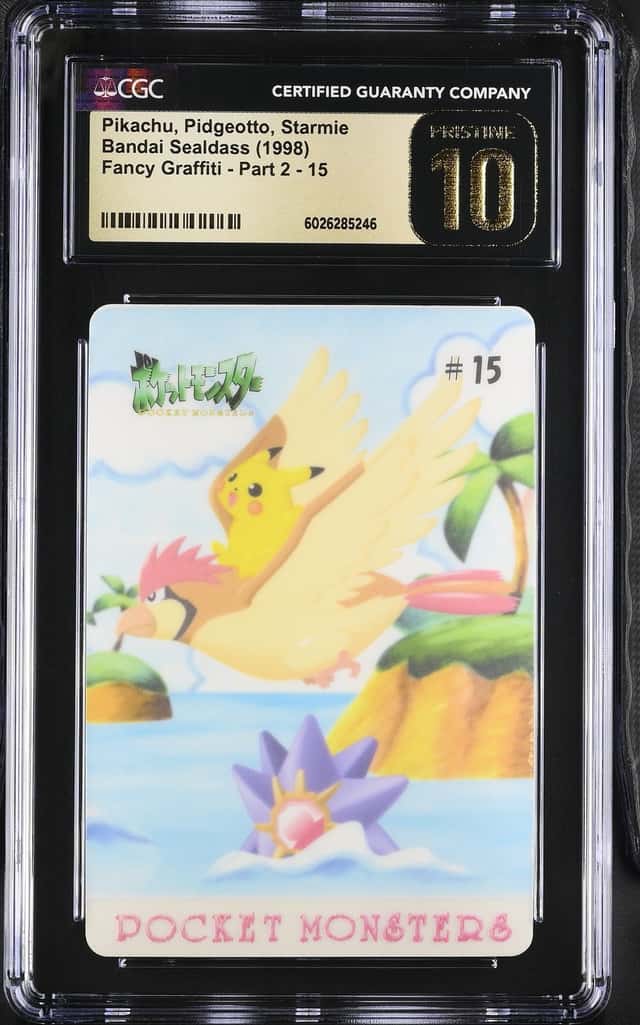 Pikachu, Pidgeotto, Starmie