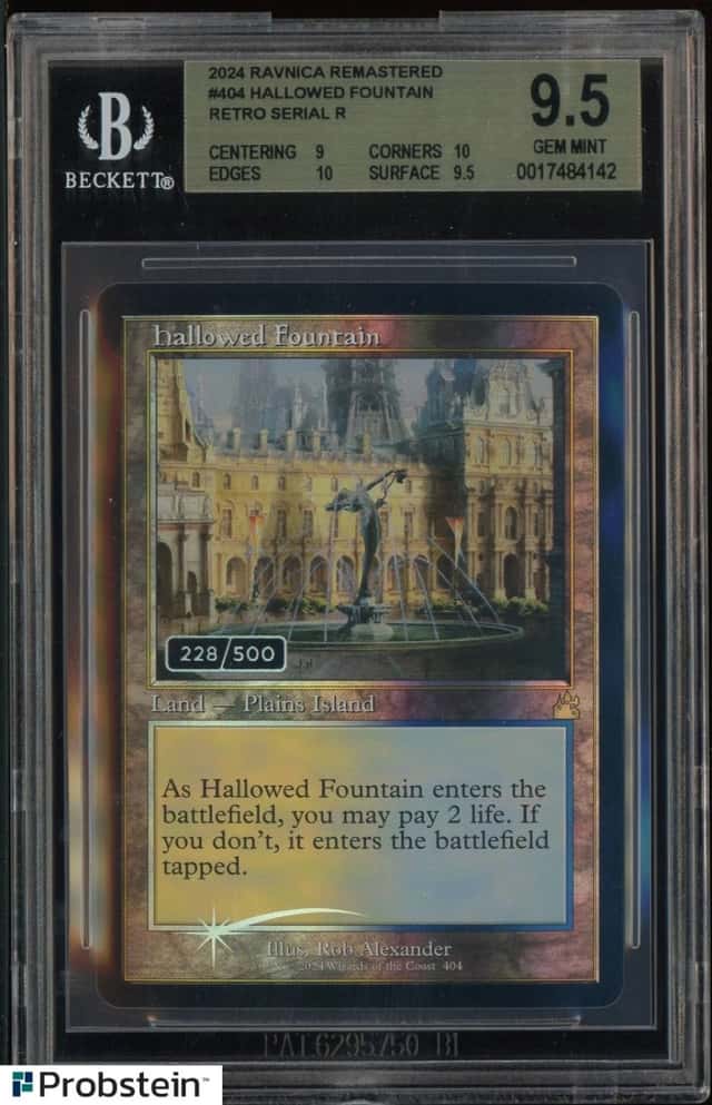 Hallowed Fountain RETRO SERIAL R