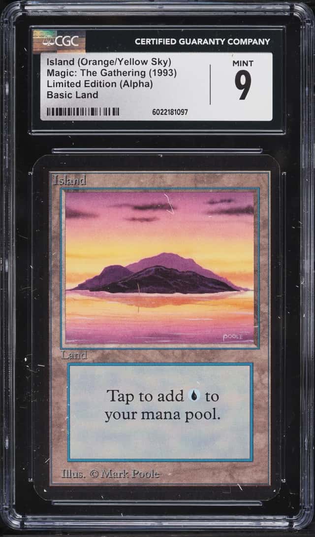 Island (Orange/Yellow Sky)