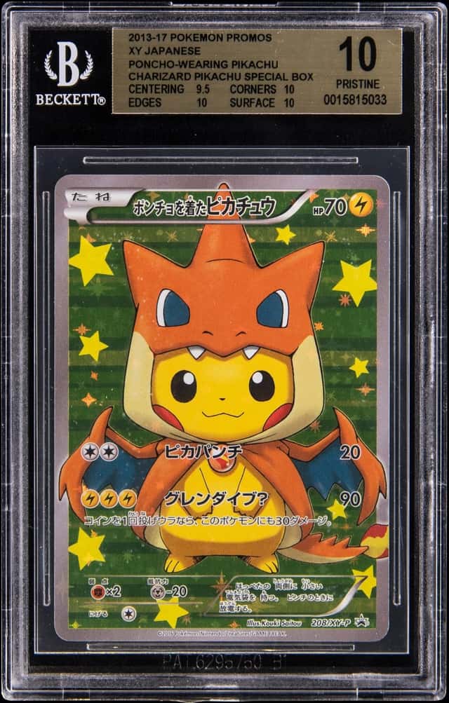 Poncho-wearing Pikachu