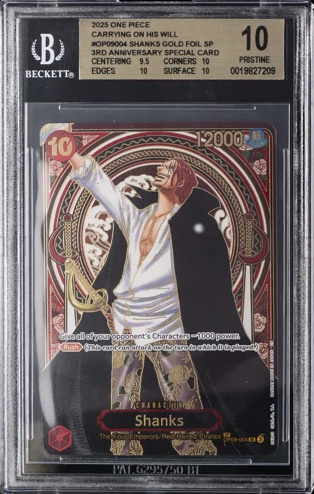 Shanks GOLD SP/(3rd Anniversary Special Card)