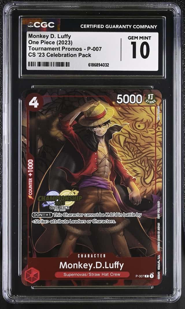 Monkey.D.Luffy SILVER FOIL P/(Championship 2023 Celebration Pack)