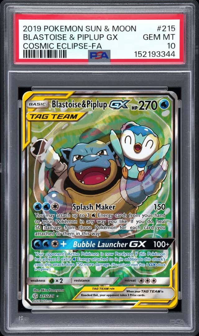 Blastoise & Piplup GX