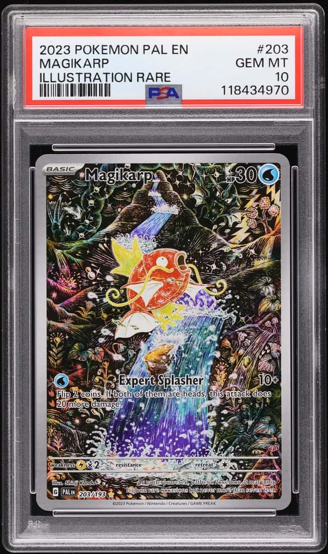 2023 Pokemon Scarlet & Violet Paldea Evolved IR Magikarp #203 PSA 10 GEM MINT