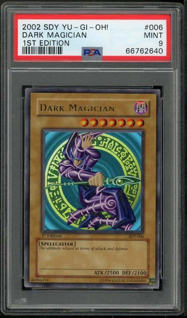 Dark Magician SDY-006 1st Edition Ultra Rare Yugioh PSA 9 *640