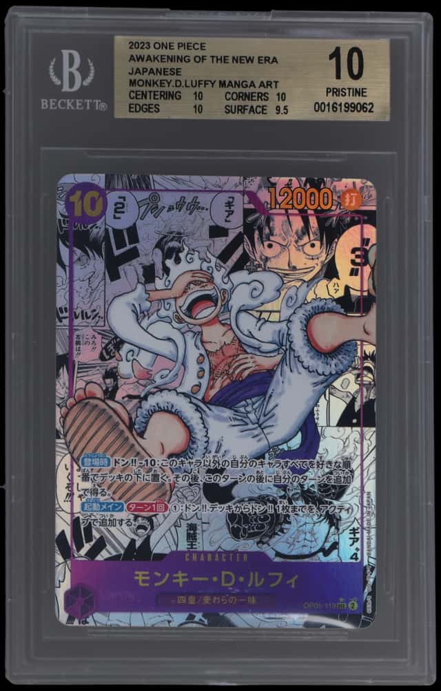 2023 One Piece Awakening of the New Era Japanese Manga Alternate Art Monkey D.Luffy #OP05-119