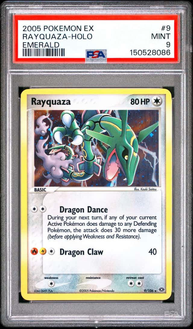 2005 Pokemon Ex Emerald Holo Rayquaza #9