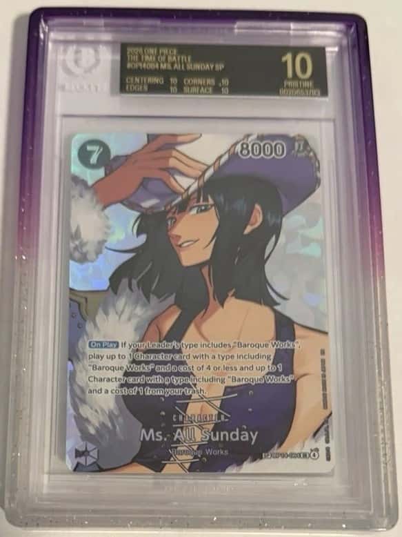 2026 One Piece The Time Of Battle Ms All Sunday Sp Black Label English!!!