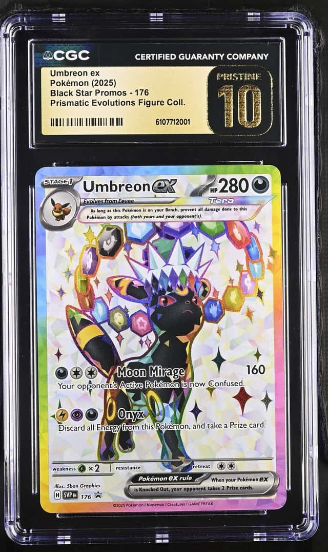 2025 Pokemon SVP EN BSP Premium Figure #176 Umbreon ex CGC 10 PRISTINE