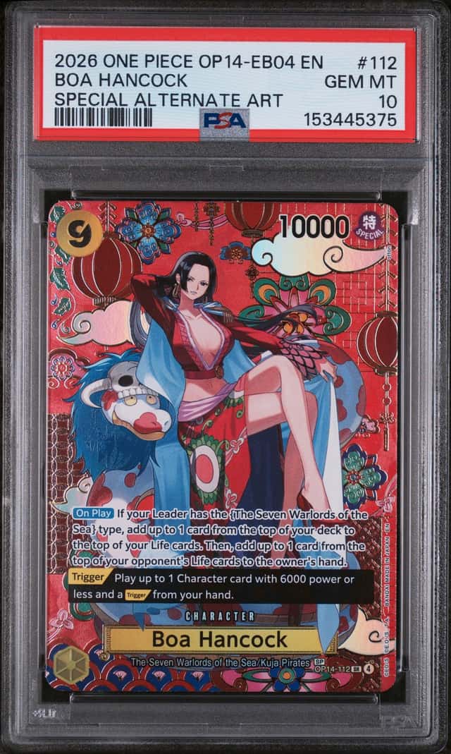 2026 One Piece the Azure Sea's Seven Special Alternate Art Boa Hancock #OP14-112