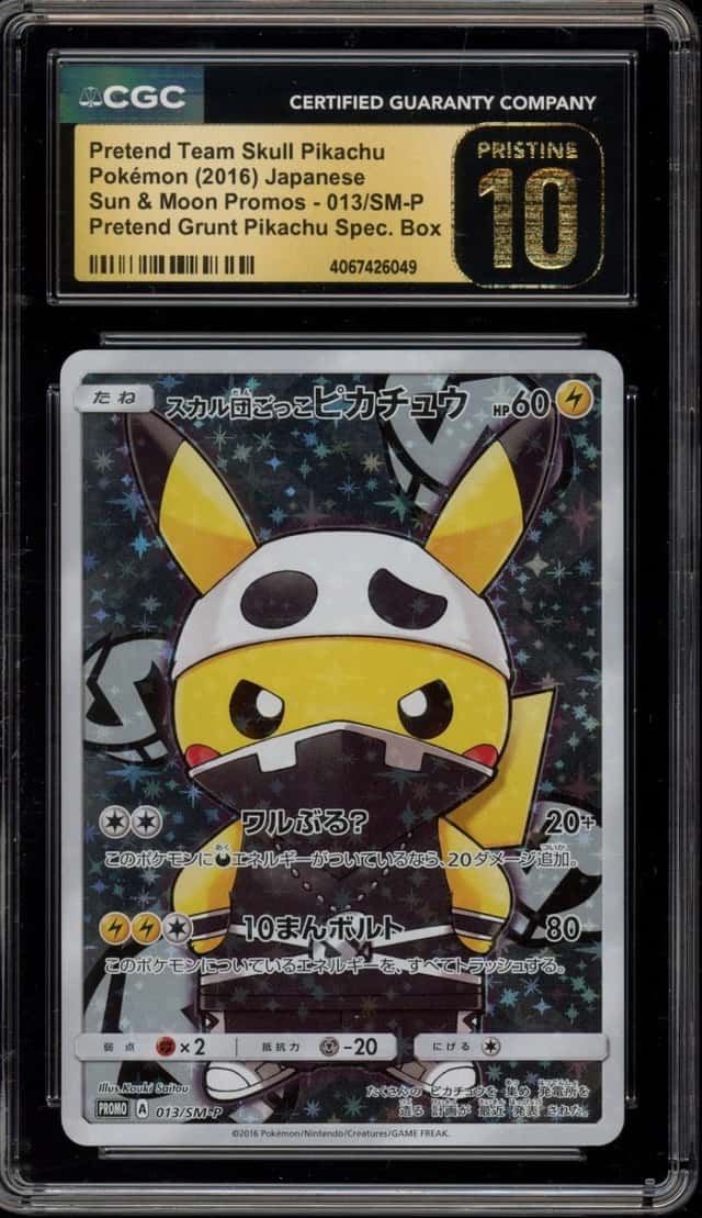 Pretend Team Skull Pikachu