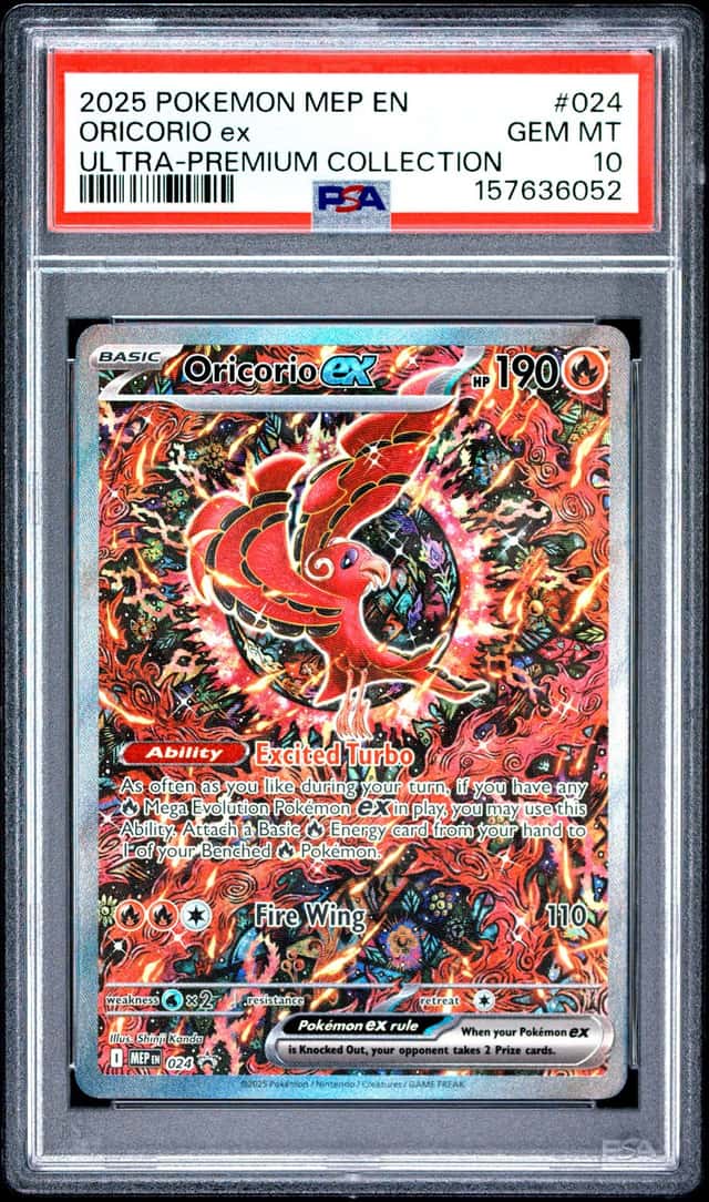 Pokemon Oricorio ex Black Star Promo 024 Ultra Premium Coll. PSA 10 Gem Mint