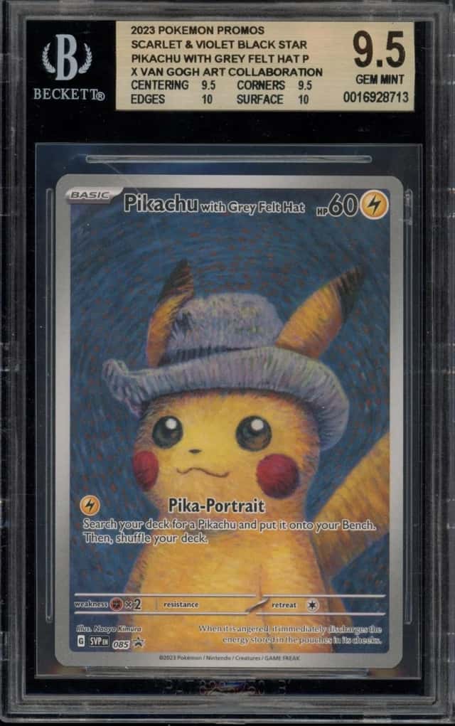 Pikachu/Grey Felt Hat