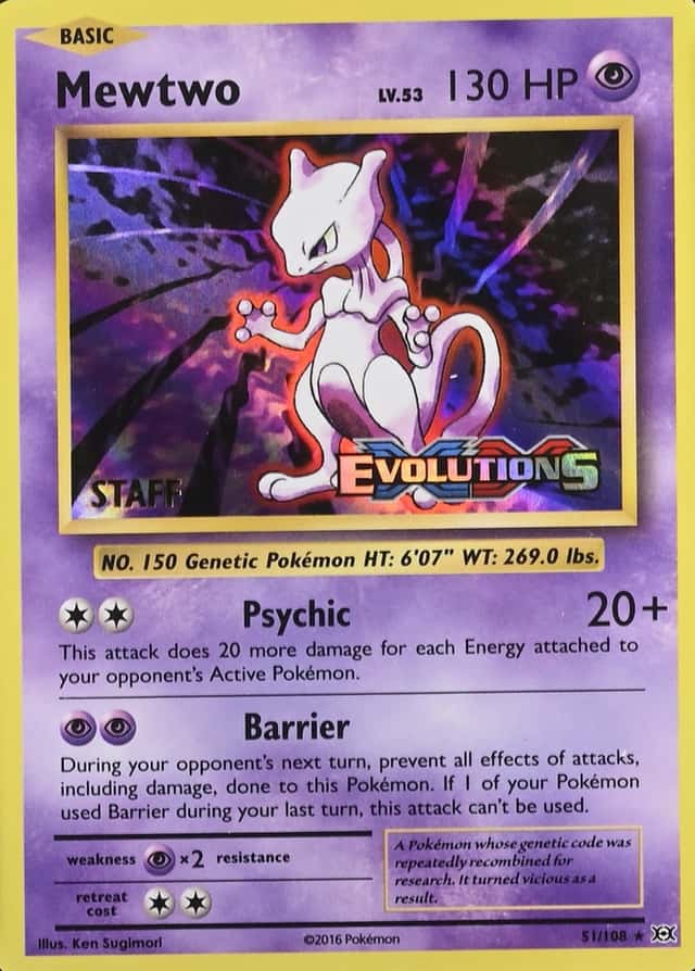 Non-Holo · Prerelease · Staff
