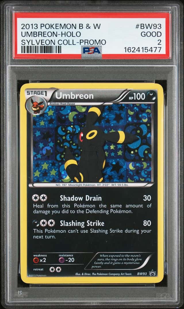Pokemon 2013 Umbreon BW93 Black & White Holo Promo English PSA 2