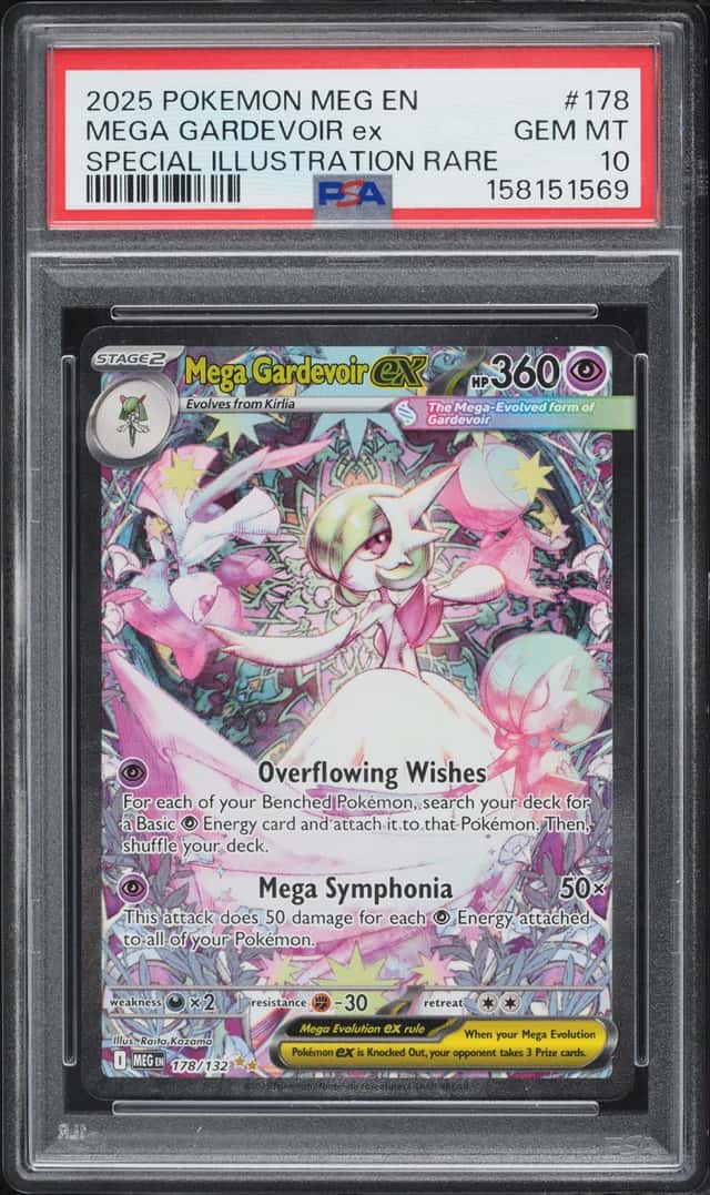 2025 Pokemon Mega Evolution SIR Mega Gardevoir EX #178 PSA 10 GEM MINT