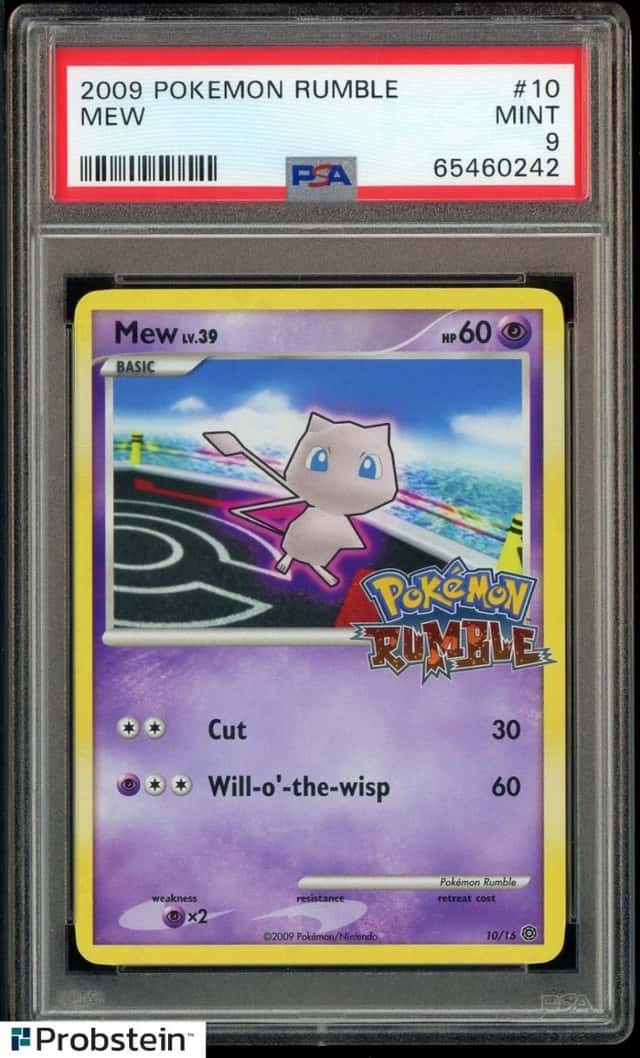 2009 Pokemon Rumble #10 Mew PSA 9 MINT