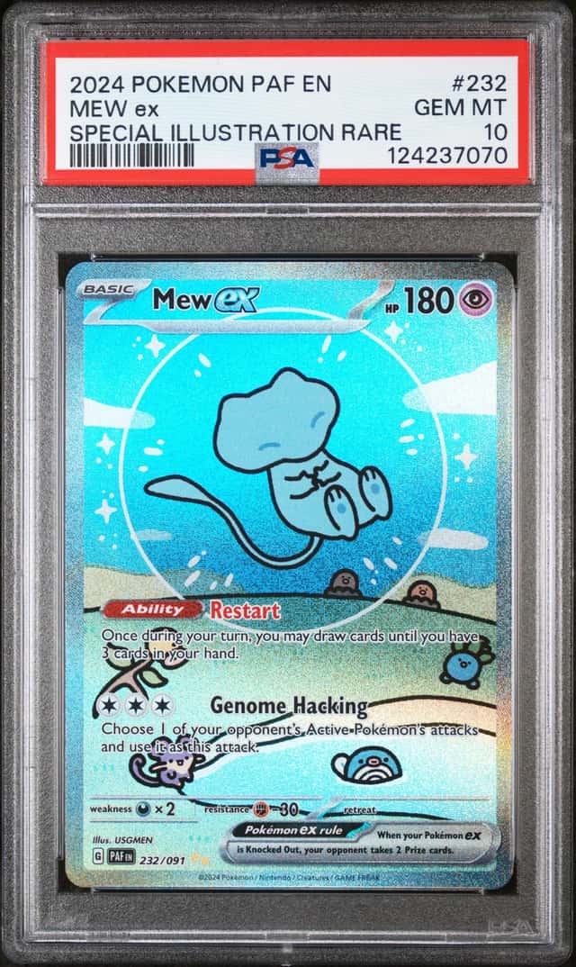 2024 Pokemon Paf En Special Illustration Rare #232 Mew Ex PSA 10 GEM MINT