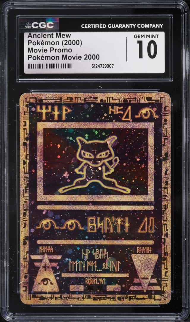 2000 Pokemon Movie Promo Ancient Mew CGC 10 GEM MINT