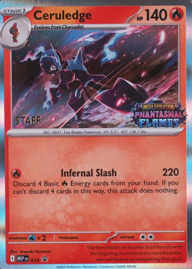 Prerelease · Flames Phantasmal Staff