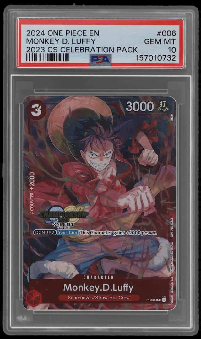 2024 One Piece Championship '23 Celebration Pack Monkey D. Luffy #P006