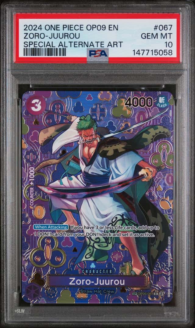 2024 One Piece Emperors In the New World Special Alternate Art Zoro Juurou #OP05-067