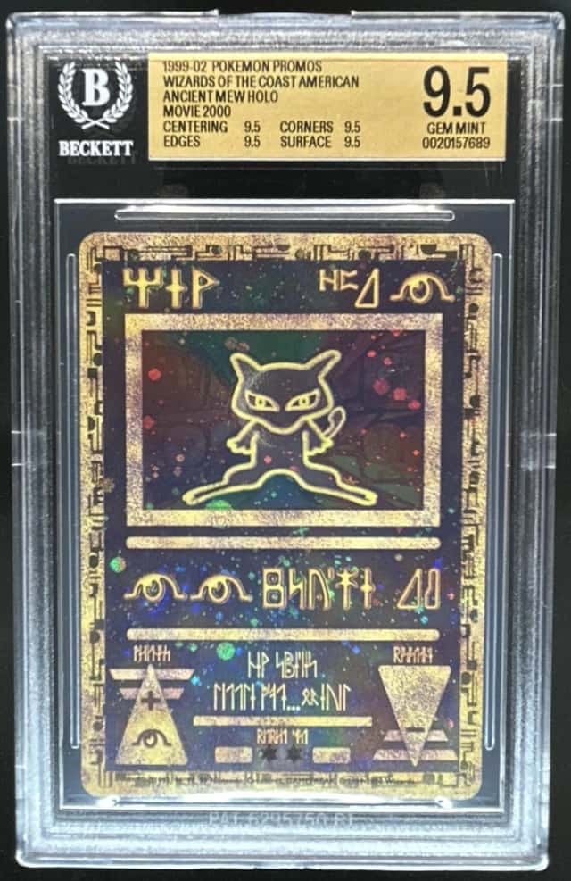 2000 Pokemon Movie Promos Ancient Mew Holo BGS 9.5 GEM MINT