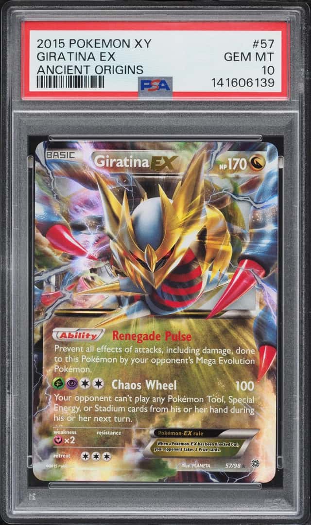 2015 Pokemon XY Ancient Origins Holo Giratina Ex #57 PSA 10 GEM MINT