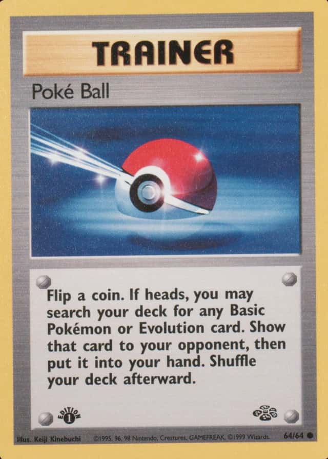 Poke Ball · Reverse Holo · 1st Edition