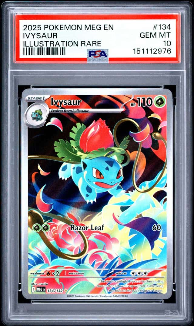 Ivysaur Pokemon Mega Evolution 2025 134/132 PSA 10