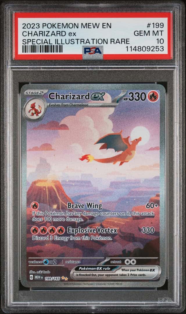 2023 Pokemon SV 151 Charizard ex FA Special Illustration Rare #199/165 PSA 10
