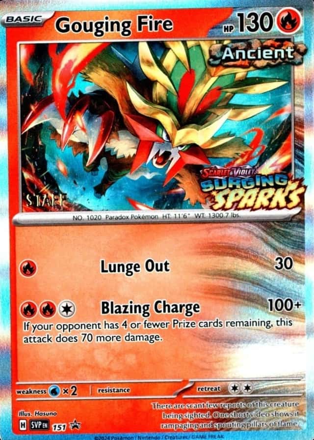 Prerelease · Sparks Staff Surging