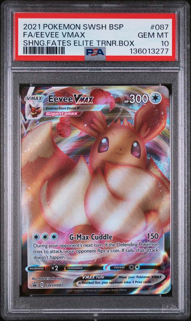 Pokemon SWSH Black Star Promos Eevee VM 2020 #SWSH087 PSA 10 GEM MINT GEM MINT