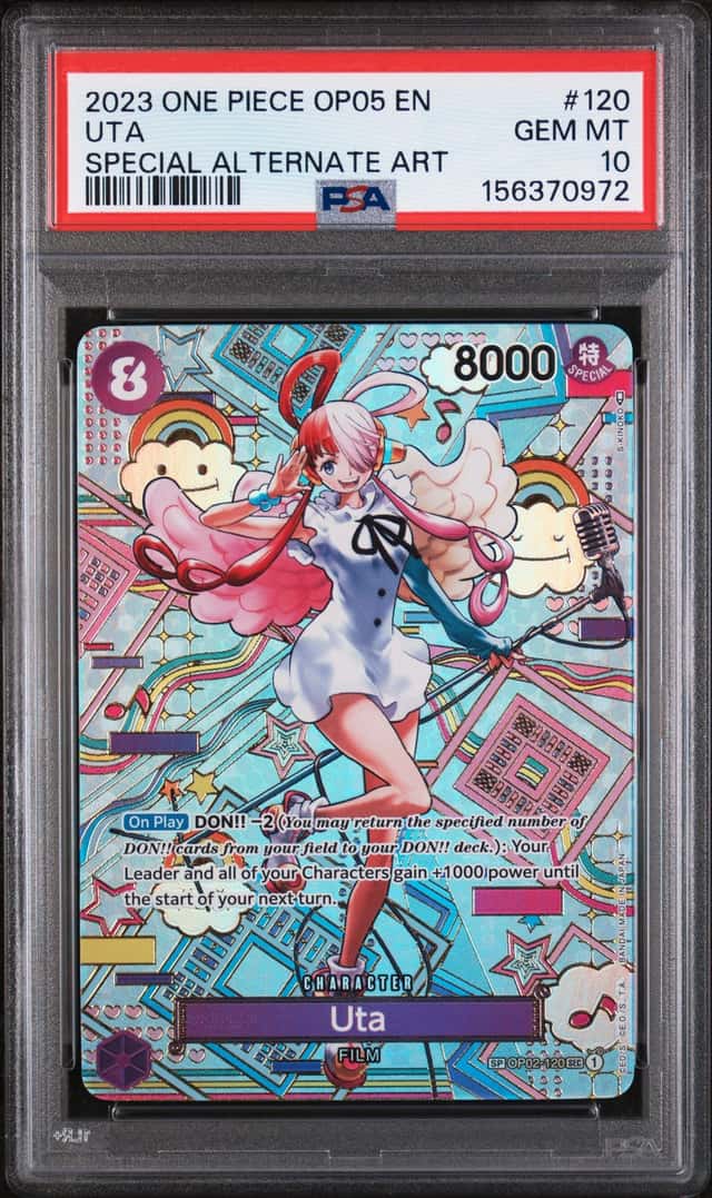 Namco One Piece CCG Awakening of the New Era Uta SP OP02-120 SCR Foil EN