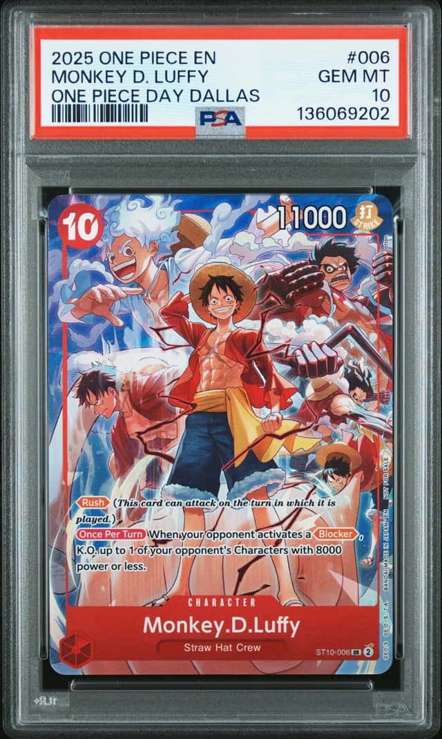 2025 One Piece Promo One Piece Day Dallas Monkey D. Luffy #ST10006