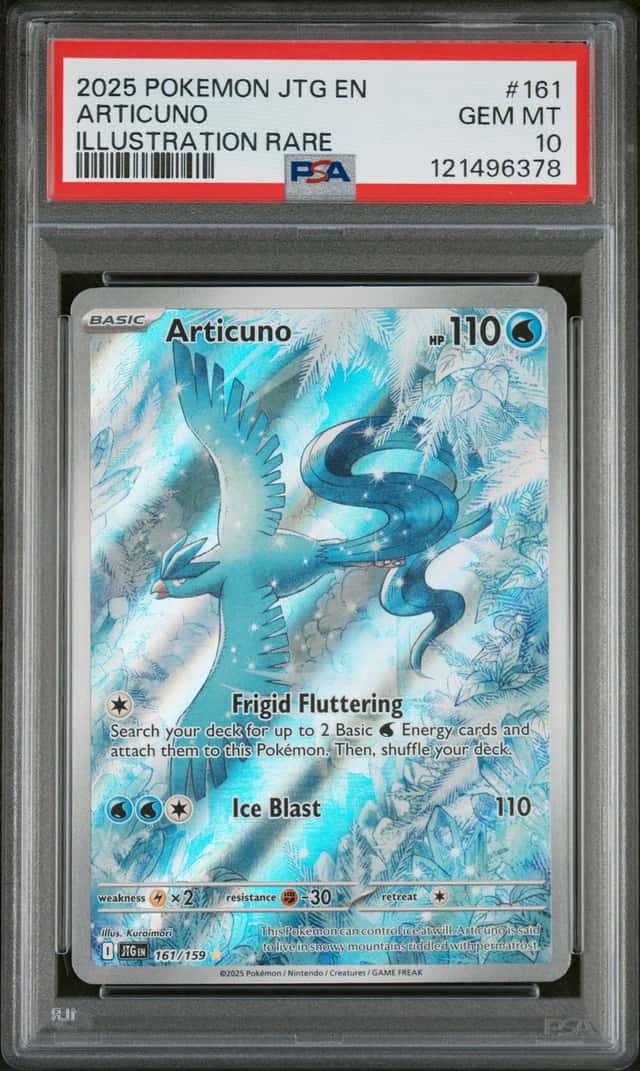 Pokemon Articuno Journey Together PSA 10
