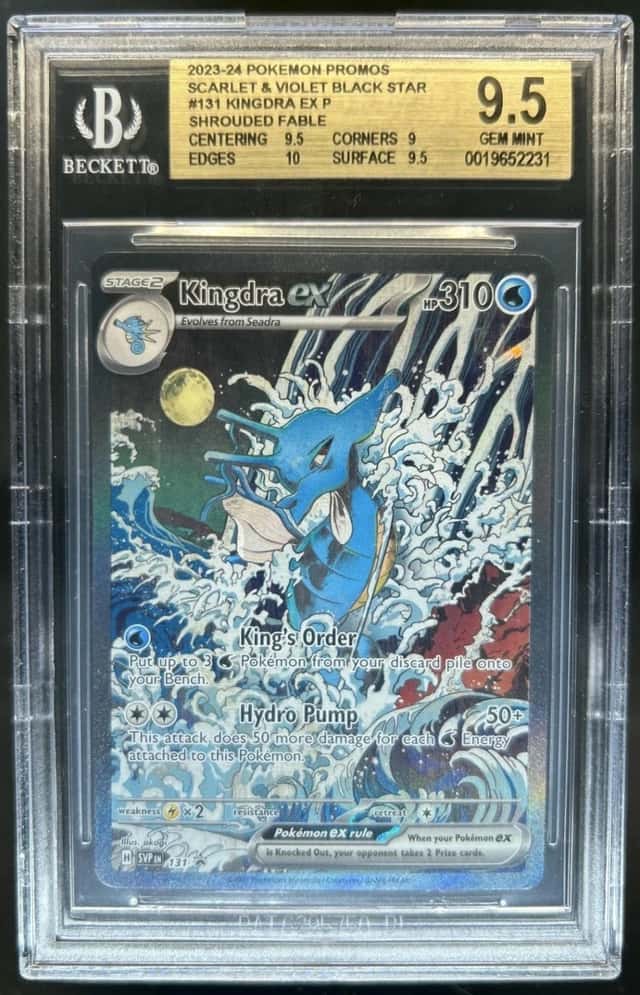 2023-25 Pokemon SV Black Star Promos Kingdra ex 2024 #131 BGS 9.5 GEM MINT