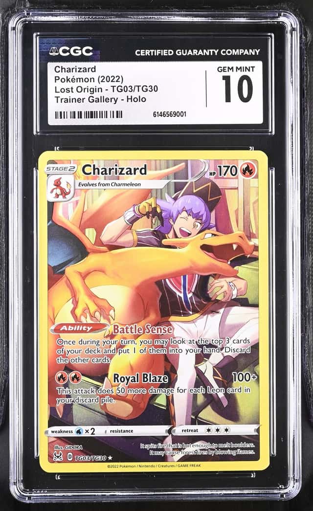 Charizard TG03/TG30 - Pokémon Lost Origin Trainer Gallery CGC 10 GEM MINT