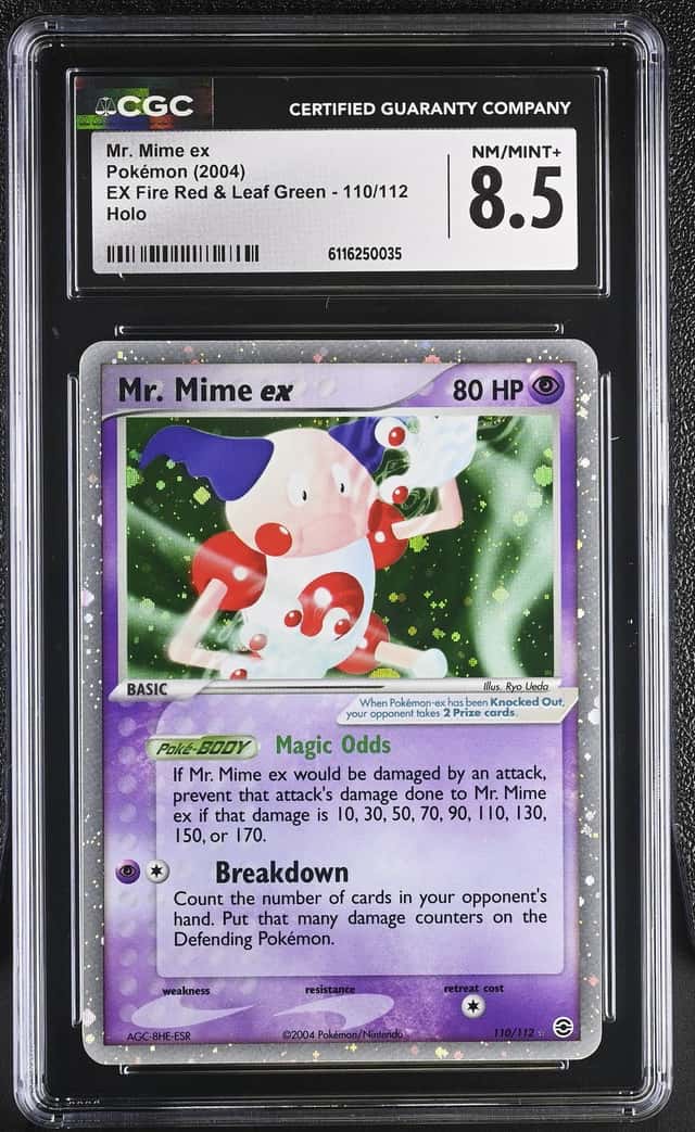 Pokemon Mr. Mime ex EX Fire Red & Leaf Green 110/112 Holo CGC 8.5