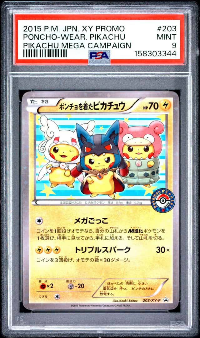 Poncho-Wear Pikachu