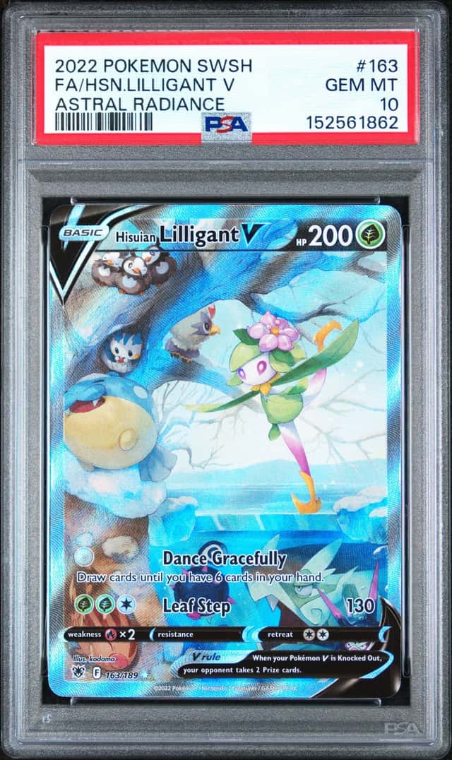 Hisuian Lilligant V 163/189 Astral Radiance Alt Art Pokemon TCG PSA 10 GEM MINT