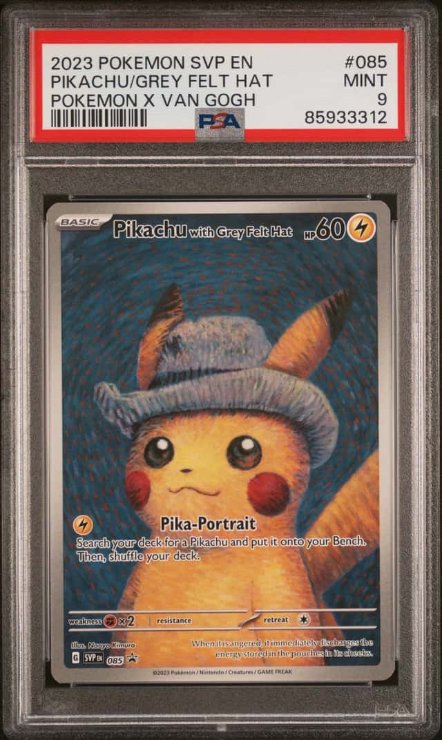 Pikachu/Grey Felt Hat