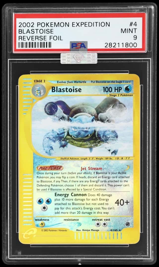 2002 Pokemon Expedition Reverse Holo Blastoise #4