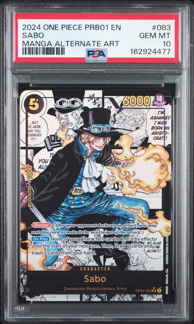 2024 One Piece PRB01 Sabo Maga Alternate Art #083 PSA 10 GEM MINT